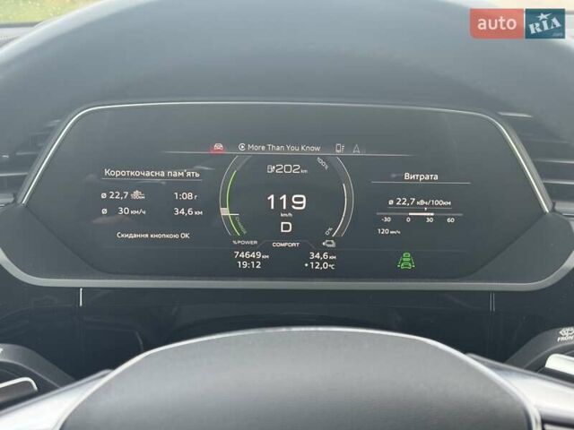 Синій Ауді E-Tron, об'ємом двигуна 0 л та пробігом 78 тис. км за 36700 $, фото 1 на Automoto.ua