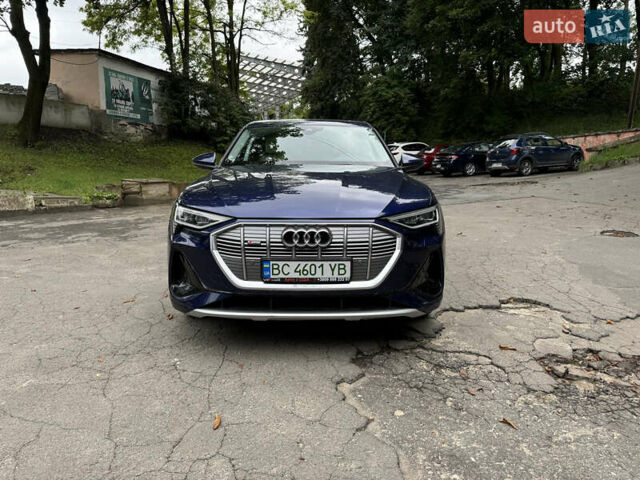 Синий Ауди E-Tron, объемом двигателя 0 л и пробегом 55 тыс. км за 38500 $, фото 1 на Automoto.ua