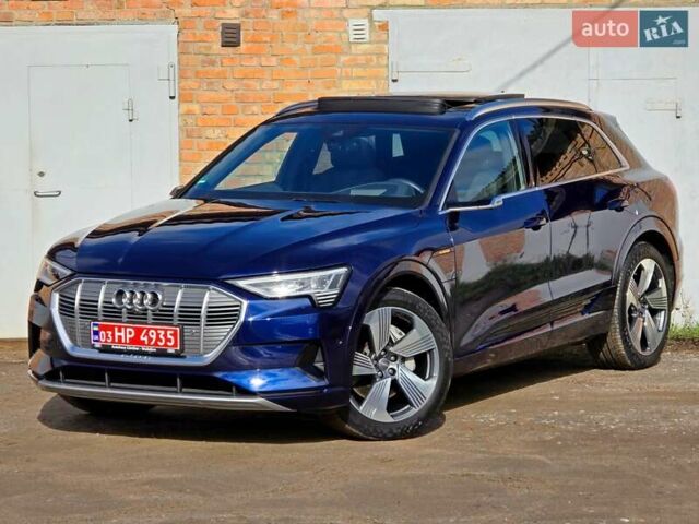 Синий Ауди E-Tron, объемом двигателя 0 л и пробегом 43 тыс. км за 39500 $, фото 1 на Automoto.ua