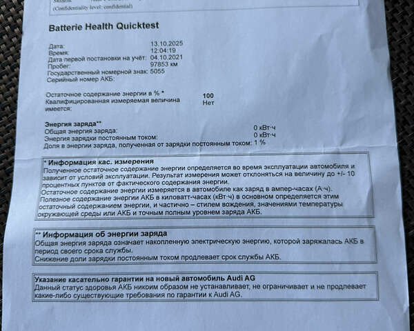 Синий Ауди E-Tron, объемом двигателя 0 л и пробегом 99 тыс. км за 32000 $, фото 24 на Automoto.ua