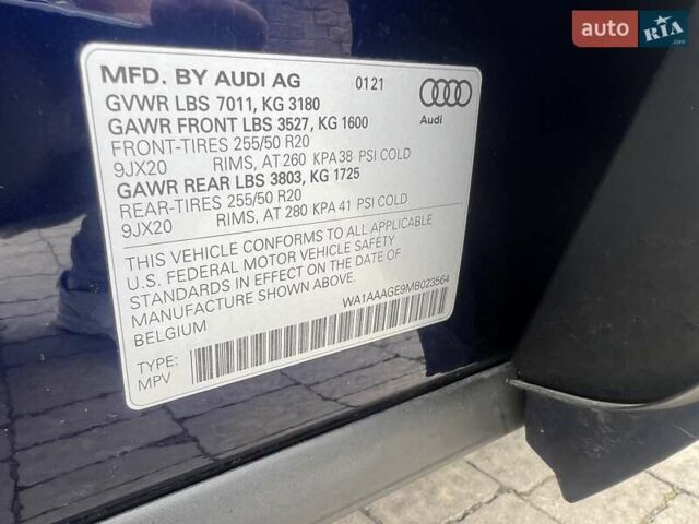 Синій Ауді E-Tron, об'ємом двигуна 0 л та пробігом 46 тис. км за 29900 $, фото 13 на Automoto.ua