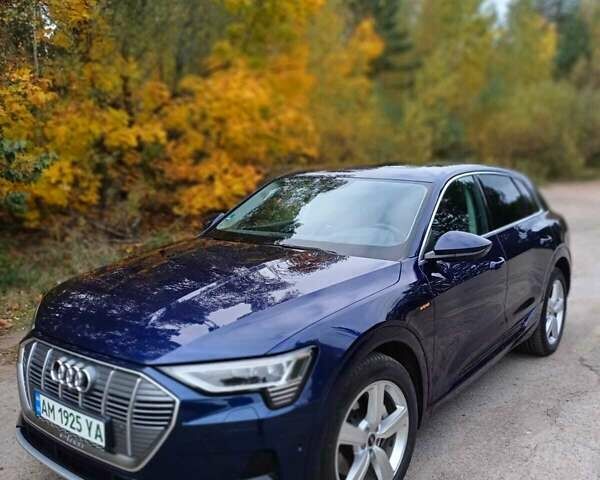 Синій Ауді E-Tron, об'ємом двигуна 0 л та пробігом 119 тис. км за 34466 $, фото 1 на Automoto.ua