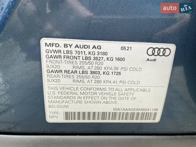 Синій Ауді E-Tron, об'ємом двигуна 0 л та пробігом 73 тис. км за 31000 $, фото 12 на Automoto.ua