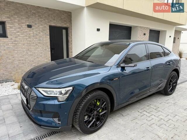 Синій Ауді E-Tron, об'ємом двигуна 0 л та пробігом 92 тис. км за 37400 $, фото 1 на Automoto.ua