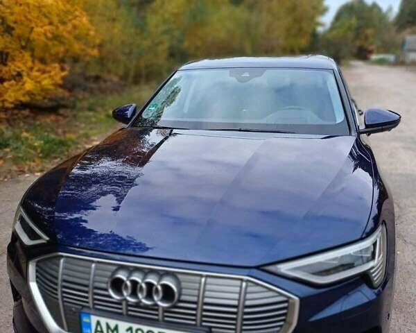 Синій Ауді E-Tron, об'ємом двигуна 0 л та пробігом 119 тис. км за 34466 $, фото 2 на Automoto.ua