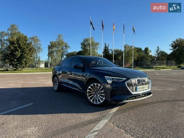 Синий Ауди E-Tron, объемом двигателя 0 л и пробегом 76 тыс. км за 36500 $, фото 21 на Automoto.ua
