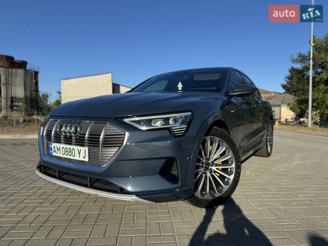 Синий Ауди E-Tron, объемом двигателя 0 л и пробегом 76 тыс. км за 36500 $, фото 2 на Automoto.ua