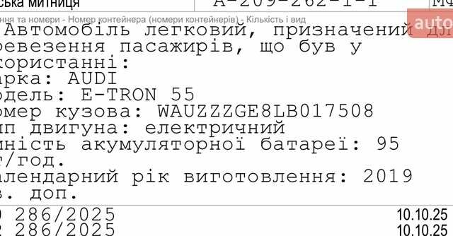 Зелений Ауді E-Tron, об'ємом двигуна 0 л та пробігом 169 тис. км за 24999 $, фото 33 на Automoto.ua