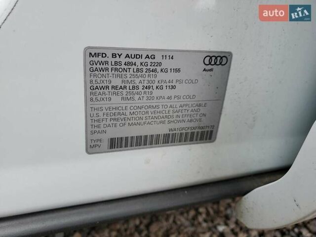 Белый Ауди Ку3, объемом двигателя 2 л и пробегом 111 тыс. км за 2900 $, фото 12 на Automoto.ua