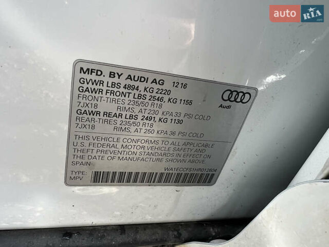 Ауди Ку3 2017 в Стрые на Automoto.ua Белый Ауди Ку3, объемом двигателя 2 л и пробегом 244 тыс. км за 8600 $, фото 17 на Automoto.ua