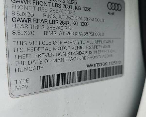 Белый Ауди Ку3, объемом двигателя 2 л и пробегом 59 тыс. км за 9000 $, фото 12 на Automoto.ua