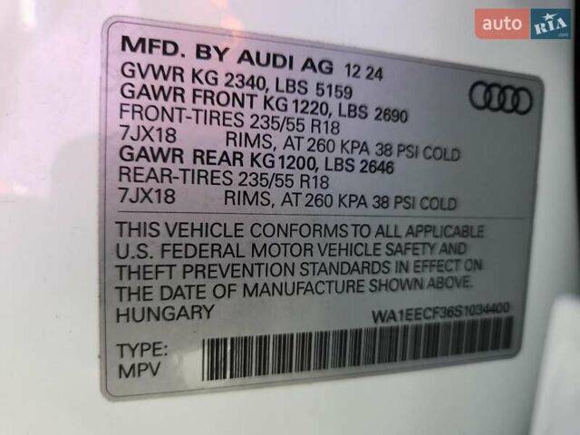 Белый Ауди Ку3, объемом двигателя 2 л и пробегом 3 тыс. км за 27000 $, фото 2 на Automoto.ua