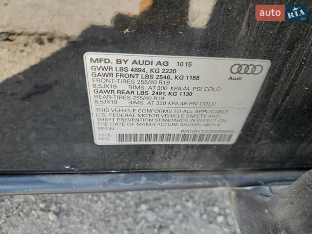 Черный Ауди Ку3, объемом двигателя 1.98 л и пробегом 142 тыс. км за 3000 $, фото 12 на Automoto.ua