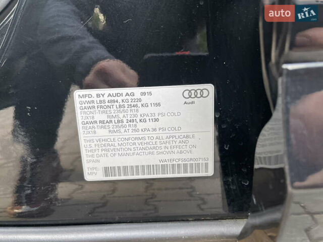 Ауди Ку3 2016 в Луцке на Automoto.ua Черный Ауди Ку3, объемом двигателя 1.98 л и пробегом 187 тыс. км за 15500 $, фото 32 на Automoto.ua