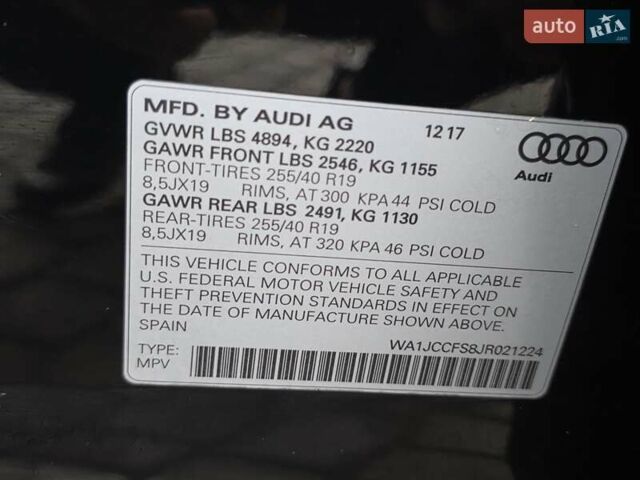 Чорний Ауді Ку3, об'ємом двигуна 2 л та пробігом 156 тис. км за 18950 $, фото 69 на Automoto.ua