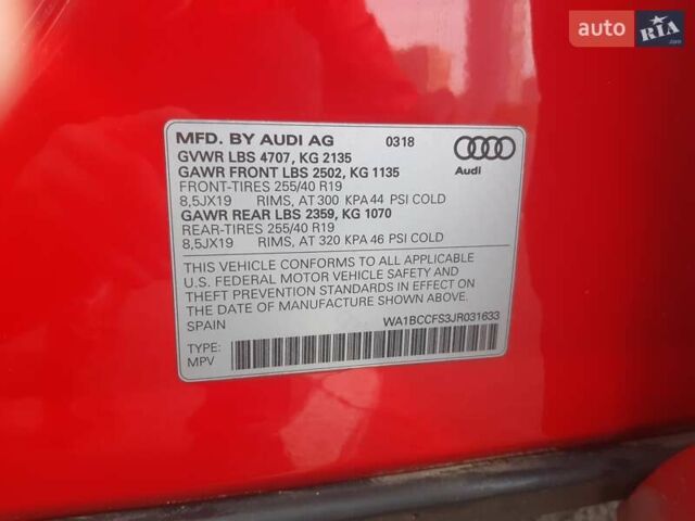 Красный Ауди Ку3, объемом двигателя 1.98 л и пробегом 145 тыс. км за 18700 $, фото 30 на Automoto.ua
