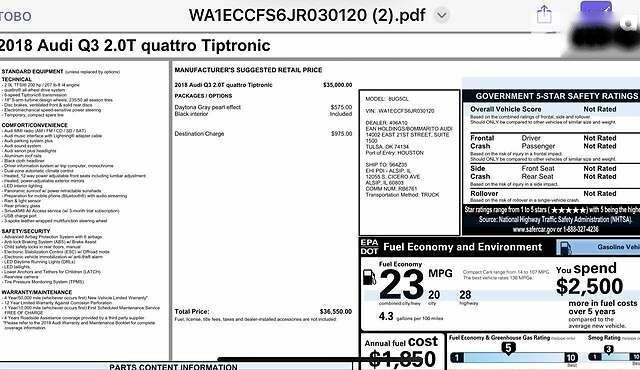 Ауді Ку3, об'ємом двигуна 2 л та пробігом 132 тис. км за 22499 $, фото 21 на Automoto.ua