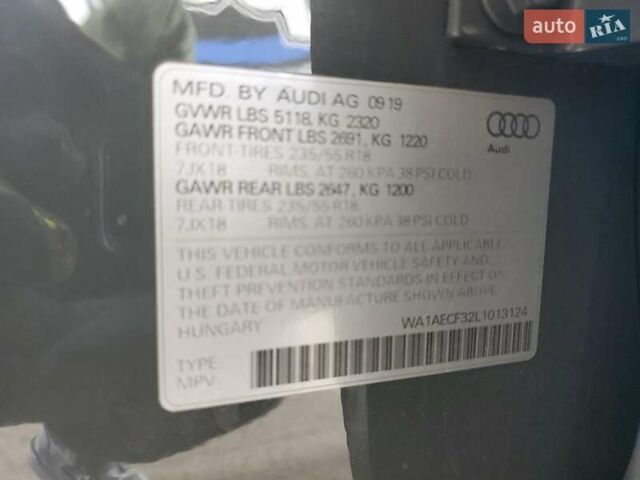 Серый Ауди Ку3, объемом двигателя 1.98 л и пробегом 21 тыс. км за 6200 $, фото 11 на Automoto.ua