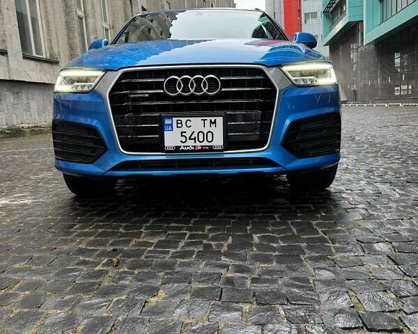 Синий Ауди Ку3, объемом двигателя 1.98 л и пробегом 162 тыс. км за 19950 $, фото 1 на Automoto.ua