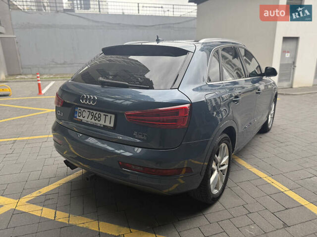 Ауді Ку3 2015 у Львові на Automoto.ua Синій Ауді Ку3, об'ємом двигуна 2 л та пробігом 158 тис. км за 15200 $, фото 5 на Automoto.ua