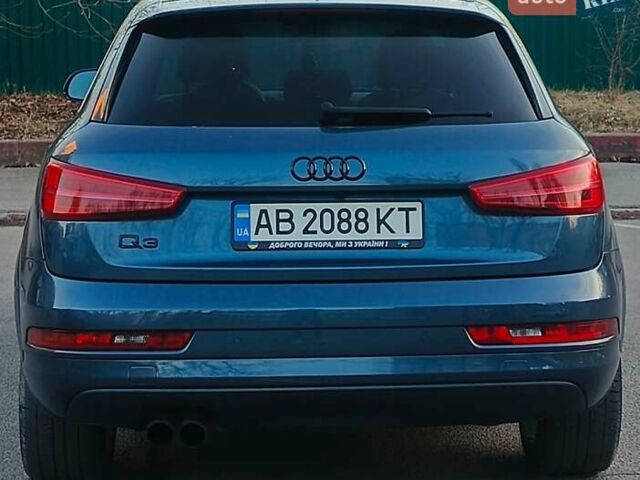 Синий Ауди Ку3, объемом двигателя 2 л и пробегом 185 тыс. км за 15000 $, фото 3 на Automoto.ua