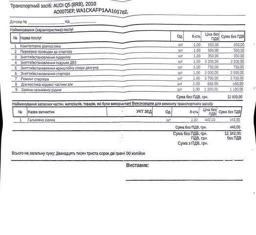 Белый Ауди Ку 5, объемом двигателя 3.2 л и пробегом 245 тыс. км за 10900 $, фото 51 на Automoto.ua