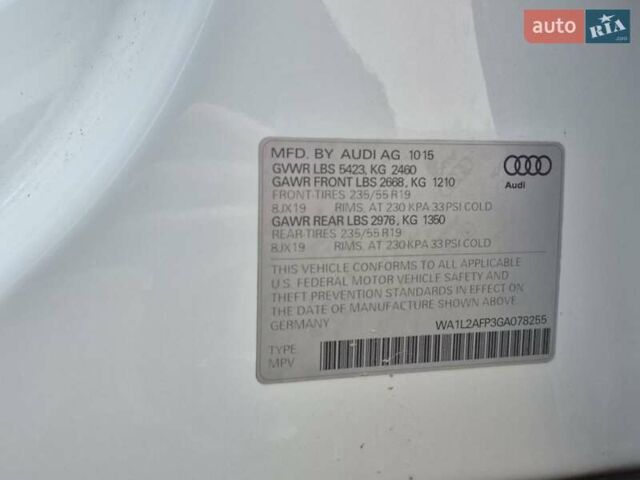 Белый Ауди Ку 5, объемом двигателя 2 л и пробегом 185 тыс. км за 17700 $, фото 10 на Automoto.ua