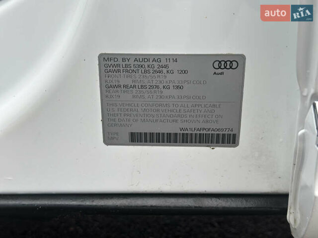 Білий Ауді Ку 5, об'ємом двигуна 2 л та пробігом 200 тис. км за 14990 $, фото 37 на Automoto.ua