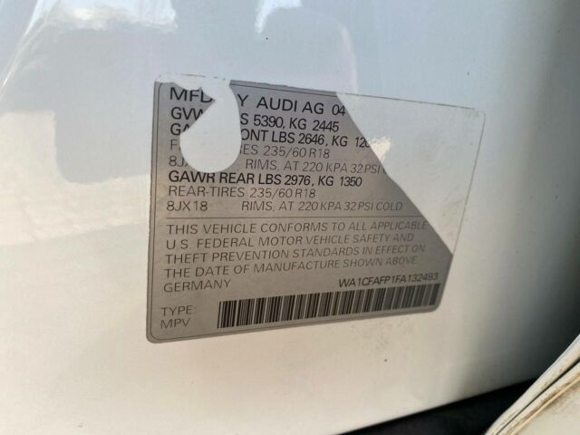 Білий Ауді Ку 5, об'ємом двигуна 2 л та пробігом 200 тис. км за 14300 $, фото 27 на Automoto.ua