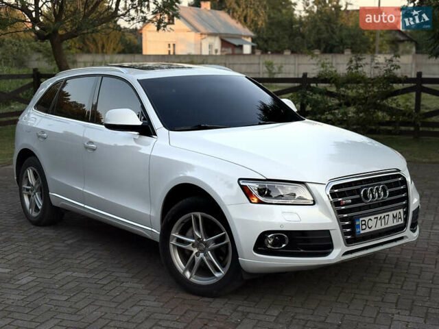 Ауди Ку 5 2016 в Львове на Automoto.ua Белый Ауди Ку 5, объемом двигателя 2 л и пробегом 181 тыс. км за 17850 $, фото 11 на Automoto.ua
