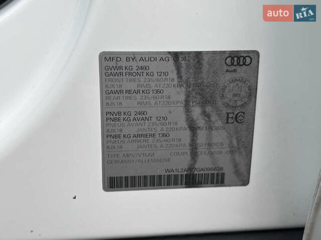 Белый Ауди Ку 5, объемом двигателя 1.98 л и пробегом 144 тыс. км за 15490 $, фото 52 на Automoto.ua