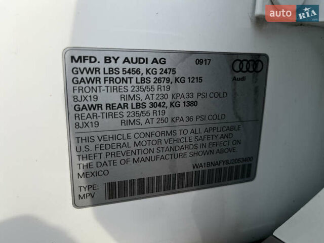 Белый Ауди Ку 5, объемом двигателя 2 л и пробегом 167 тыс. км за 22600 $, фото 32 на Automoto.ua