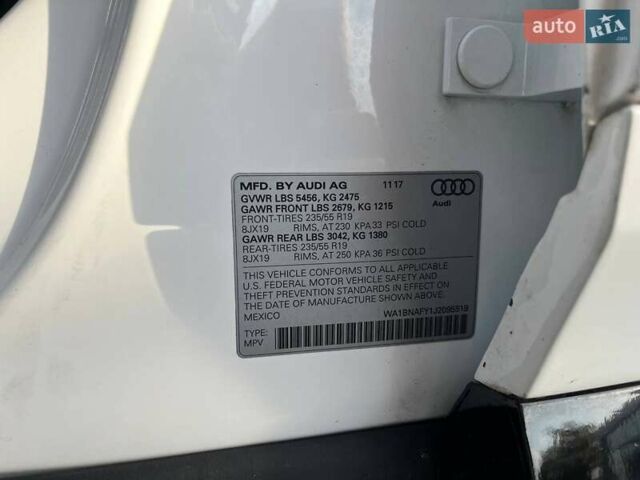 Білий Ауді Ку 5, об'ємом двигуна 1.98 л та пробігом 206 тис. км за 21499 $, фото 35 на Automoto.ua