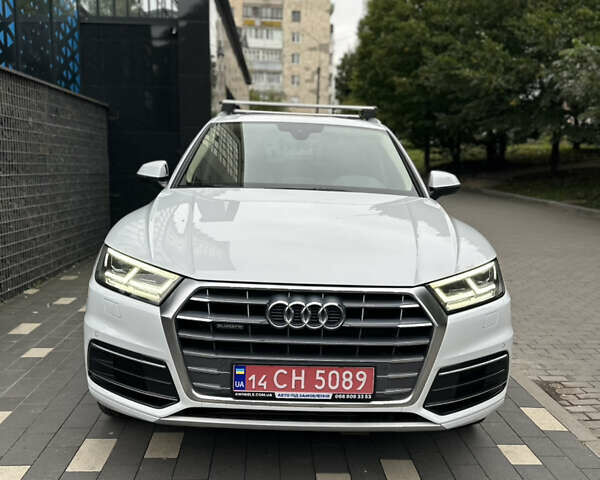 Ауди Ку 5 2019 в Тернополе на Automoto.ua Белый Ауди Ку 5, объемом двигателя 2 л и пробегом 83 тыс. км за 27000 $, фото 1 на Automoto.ua