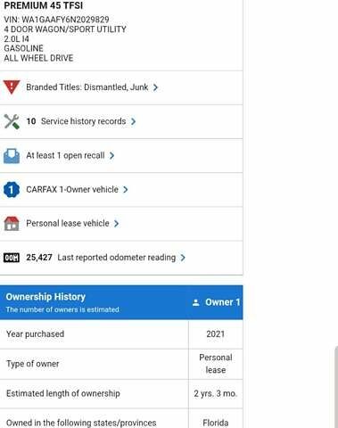 Белый Ауди Ку 5, объемом двигателя 2 л и пробегом 57 тыс. км за 34000 $, фото 30 на Automoto.ua