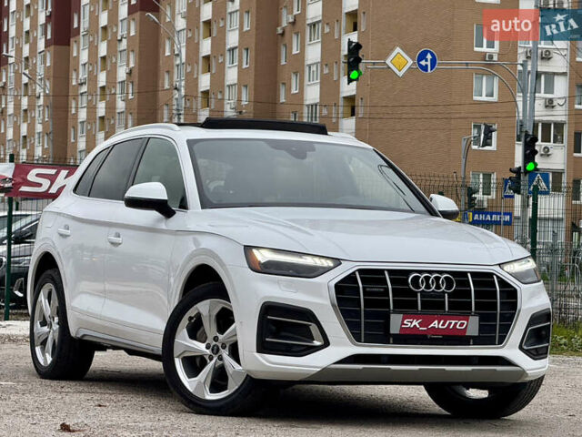 Ауди Ку 5 2021 в Киеве на Automoto.ua Белый Ауди Ку 5, объемом двигателя 2 л и пробегом 44 тыс. км за 41999 $, фото 2 на Automoto.ua