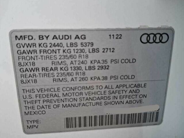 Белый Ауди Ку 5, объемом двигателя 2 л и пробегом 27 тыс. км за 19600 $, фото 10 на Automoto.ua