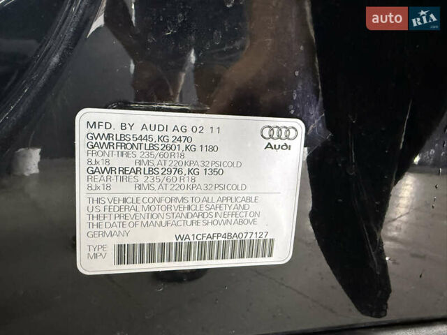 Черный Ауди Ку 5, объемом двигателя 1.98 л и пробегом 260 тыс. км за 10800 $, фото 33 на Automoto.ua