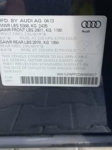 Черный Ауди Ку 5, объемом двигателя 1.98 л и пробегом 233 тыс. км за 15299 $, фото 25 на Automoto.ua