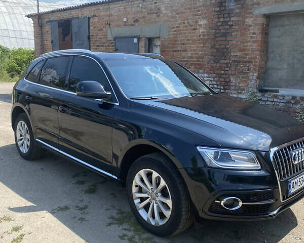 Черный Ауди Ку 5, объемом двигателя 2 л и пробегом 223 тыс. км за 18500 $, фото 1 на Automoto.ua