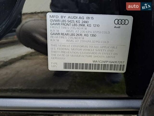 Черный Ауди Ку 5, объемом двигателя 2 л и пробегом 112 тыс. км за 16900 $, фото 52 на Automoto.ua