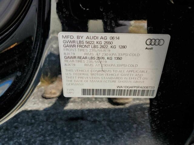 Чорний Ауді Ку 5, об'ємом двигуна 0 л та пробігом 68 тис. км за 10000 $, фото 12 на Automoto.ua