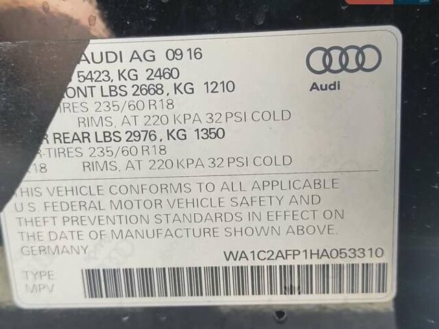 Чорний Ауді Ку 5, об'ємом двигуна 2 л та пробігом 221 тис. км за 16200 $, фото 22 на Automoto.ua