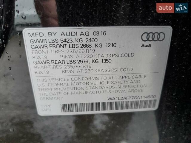 Чорний Ауді Ку 5, об'ємом двигуна 1.98 л та пробігом 81 тис. км за 3000 $, фото 12 на Automoto.ua