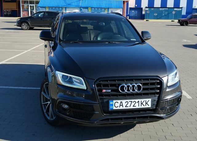 Ауди Ку 5 2016 в Умани на Automoto.ua Черный Ауди Ку 5, объемом двигателя 3 л и пробегом 219 тыс. км за 18750 $, фото 1 на Automoto.ua