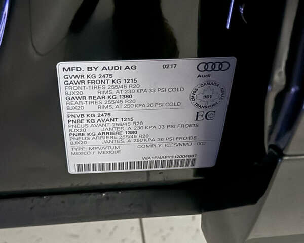 Черный Ауди Ку 5, объемом двигателя 1.98 л и пробегом 105 тыс. км за 26900 $, фото 32 на Automoto.ua