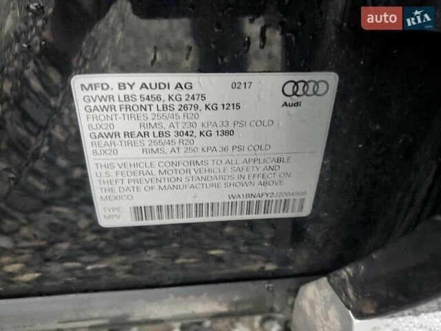 Черный Ауди Ку 5, объемом двигателя 1.98 л и пробегом 136 тыс. км за 6600 $, фото 12 на Automoto.ua