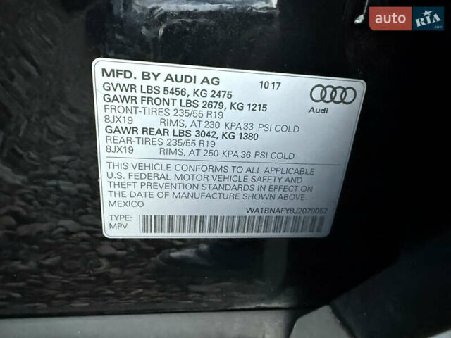 Черный Ауди Ку 5, объемом двигателя 1.98 л и пробегом 229 тыс. км за 17800 $, фото 29 на Automoto.ua