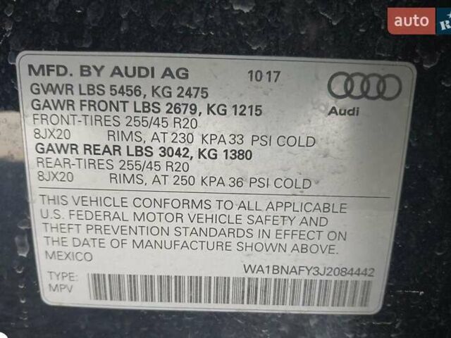 Черный Ауди Ку 5, объемом двигателя 1.98 л и пробегом 190 тыс. км за 16000 $, фото 8 на Automoto.ua