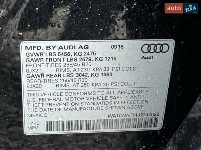 Чорний Ауді Ку 5, об'ємом двигуна 1.98 л та пробігом 128 тис. км за 26500 $, фото 39 на Automoto.ua